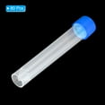 thumbnail image 3 of 10mL Plastic Test Tubes, 80 Pack Frozen Test Tube Graduated Vial Container Storage Screw Cap, Blue Clear, 3 of 6