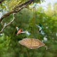 thumbnail image 4 of Bird Feeder Hanging Outdoor, Metal Mesh Bird Feeder Tray, Adjustable Chain Large Capacity Hanging Bird Feeder for Garden Yard, Rust-Proof Weather Resistant Durable Design, 4 of 5