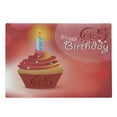 thumbnail image 1 of 65th Birthday Cutting Board, 65 Years Old Sun and Stars Cupcake Candlestick Illustration, Decorative Tempered Glass Cutting and Serving Board, Large Size, Orange Blue Red, by Ambesonne, 1 of 1