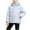 Blue, variant on Xdegoge Quilted Jacket for Girls Boys Unisex Full Zip Stand Collar Hooded Jackets Casual Loose Puffer Coat Fall Winter Warm Padded Coats with Pockets Size 3-12