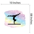 thumbnail image 4 of Sports Wall Decals for Adult Home - Gymnastic Girl Balancing on One Hand Gym DIY & Creativity Boy Girl Bedroom Wall Sticker - Size: 10 In x 8 In, 4 of 5
