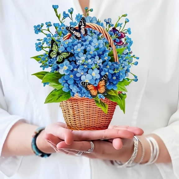 3D Pop-Up Flower Bouquet Card - Perfect for Mother's Day, Birthdays, and Special Occasions | Includes Envelope & Note