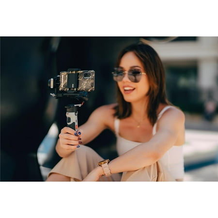 Zhiyun - Crane-M2 S 3-Axis Gimbal Stabilizer for Smartphones, Action, or Mirrorless Cameras with Detachable Tri-pod Stand - Gray