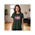 thumbnail image 1 of Playera Blusa Mama Mamá Fieramente Increíble – Estilo Animal Print con Actitud Color Verde Oliva Talla Mediana Marca Emil SaEs, 1 of 4