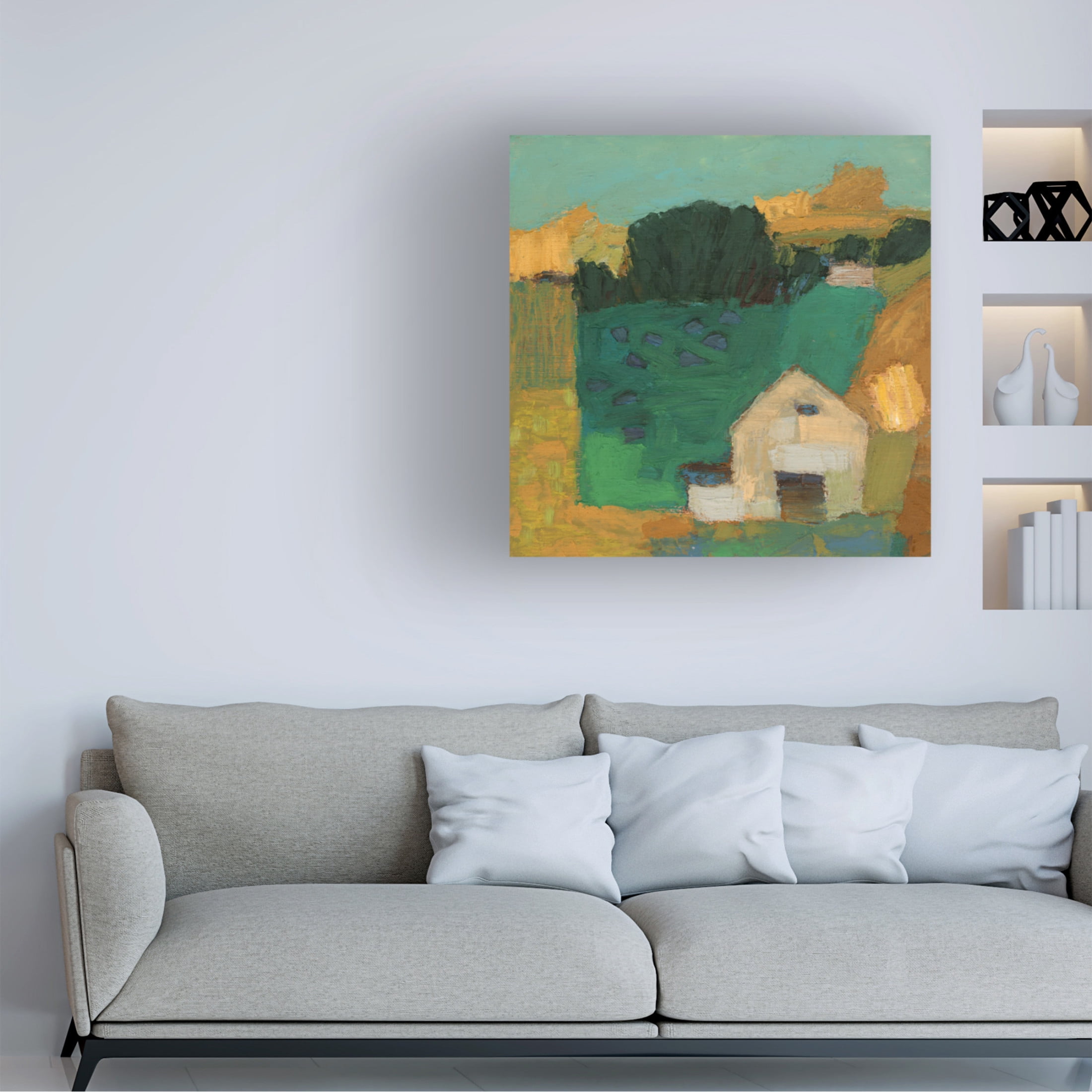 Trademark Fine Art Sue Jachimiec Yancyville Barn Canvas Wall Art