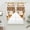 Beige, variant on Farmhouse Deer Swag Valances for Windows, Kitchen Curtains 36 Inch Length 2 Panels Set, Wildlife Elk Animals Rustic Orange Short Curtains for Small Windows Rod Pocket Cafe Curtains Drapes 28"x36"
