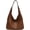 A-brown, variant on Shoulder Bag Women Tote Bag PU Leather Chic Fashionable Large Magnetic Closure Bag Casual Commuting Handbag