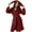 Wine, variant on Luxalzxs Robes for Women, Rabbit Ear Hooded Bath Robe Solid Color Soft Plush Bathrobes Bunny Animal Homewear Sleepwear Sherpa Shaggy Bathrobe Nightgowns, Valentines Day Gifts for Women