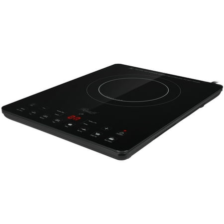 Portable Induction Cooktop Countertop Burner, 1500W Electric Induction Cooker with 15 Temperature Settings, 15 Power Levels, 8 Preset