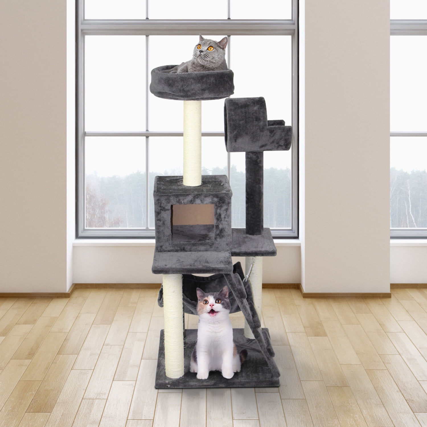 Classic Cat Tree Cond Climber Furniture Kitty Scratching Toys House