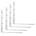 thumbnail image 4 of MasteelfCA 4pcs Right-angle Corner Braces Furniture Safety Guard Angle Code Brackets, 4 of 9