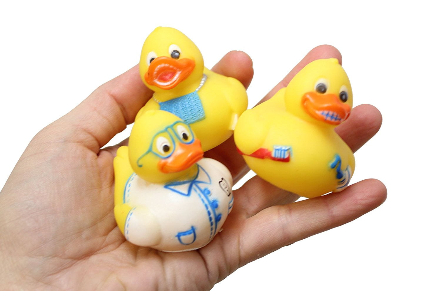 Bulk Dentist Rubber Duckies Dental Treasure Toys Sensory Anxiety