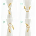 thumbnail image 4 of Curtain Tiebacks Ropes Tie-Backs, Handmade Curtain Holdbacks Made from Rayon Cotton, 4 of 4