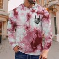 thumbnail image 1 of MKLEKYY Robes Pulls Mode Décontractée pour Hommes Impression 3D Manches Longues à Capuche avec Cordon de Serrage, 1 of 1