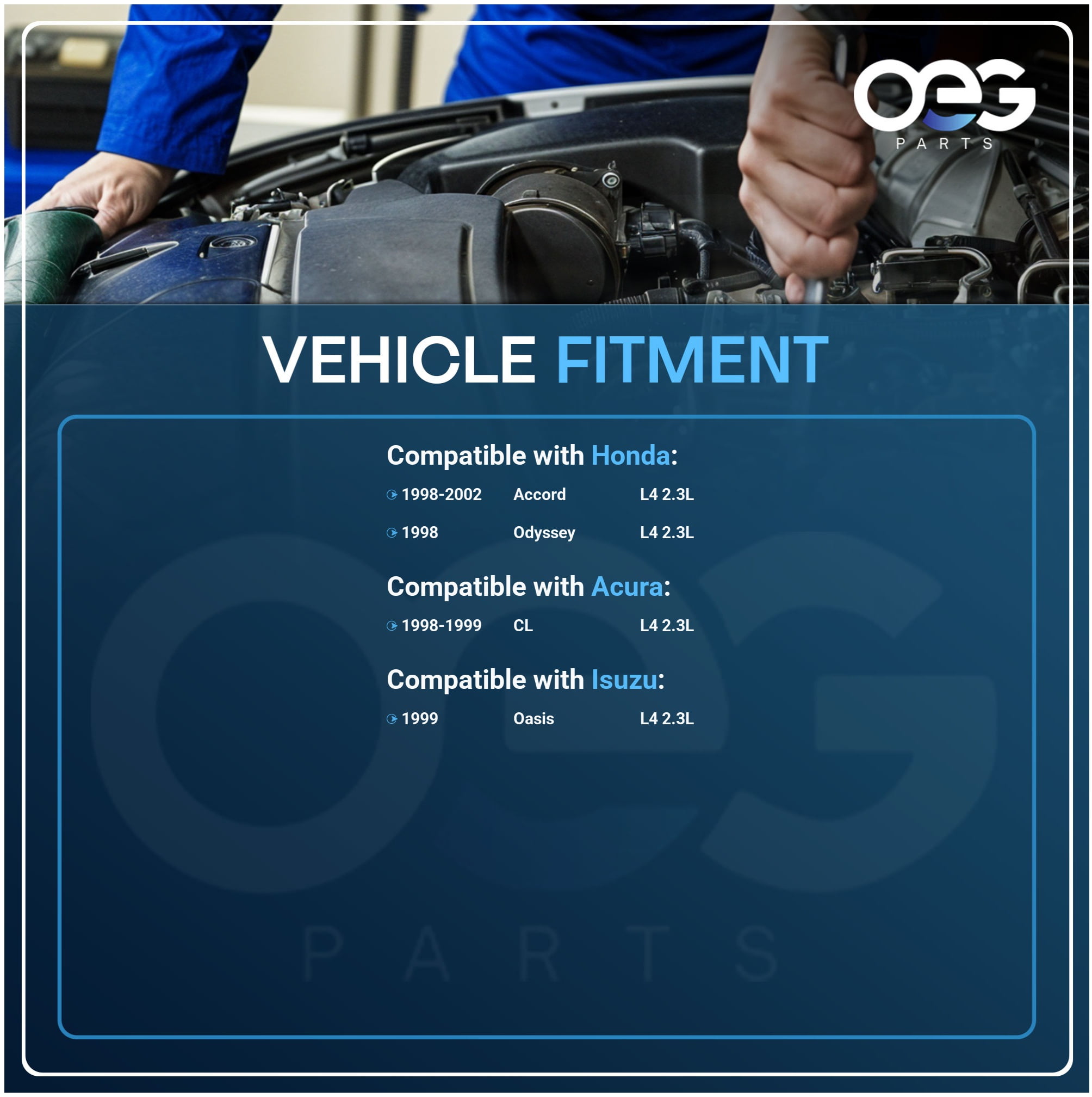 OEG Parts New Distributor Replacement For Honda Accord Odyssey Acura CL 2.3 1998-2002 D4T96-07 D4T9608 D4T9703