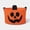 Pumpkin, variant on Pumpkin Decorative Rope Basket, Orange Jack-O-Lantern Cotton Blend Storage Basket with Handles, Round Halloween Tabletop Basket for Decor Fillers Fall Party Display