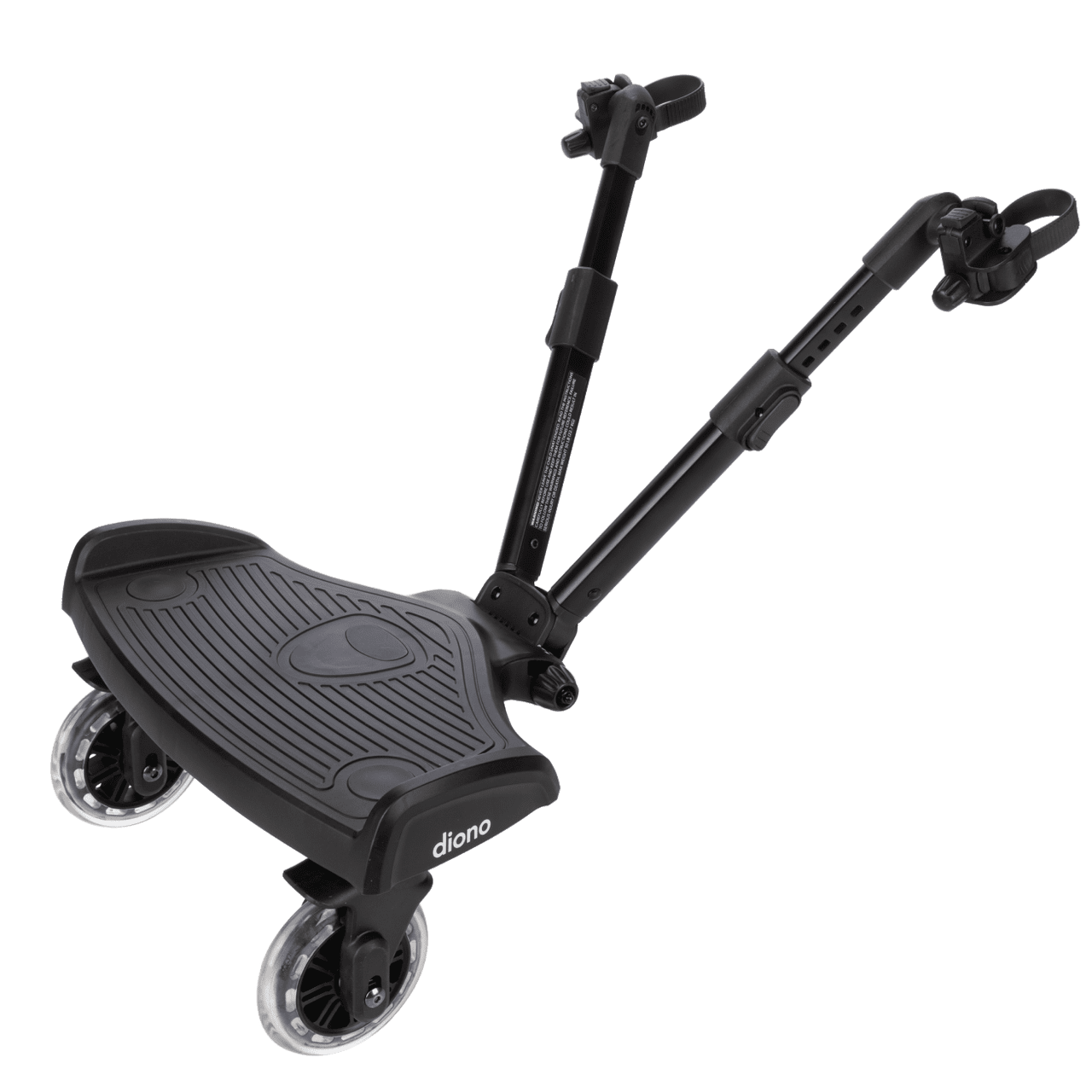 Diono Hop n Roll Universal Stroller Board Compatible with most strollers wagons and travel systems Black Walmart