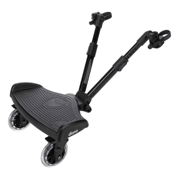 Diono Hop 'n Roll™ Universal Stroller Board, Compatible with most strollers, wagons and travel systems, Black