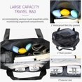 thumbnail image 3 of Rolling Duffle Bag with Wheels, 3-Layers Expandable Travel Bag, Foldable Carry-on Bag, Travel Luggage Bag for Men and Women Light Purple, 3 of 9