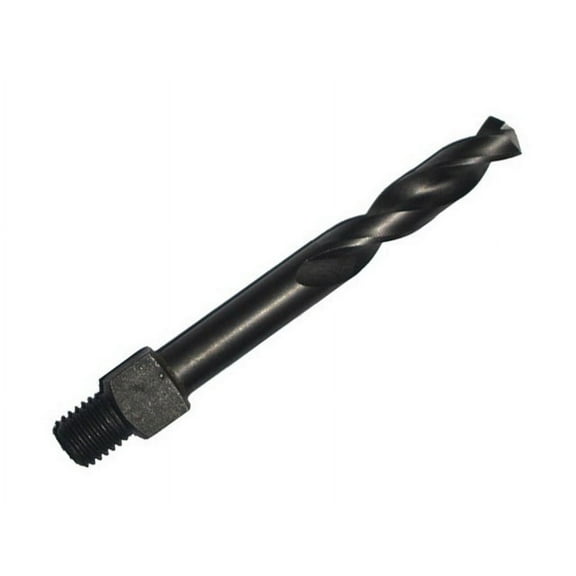 Drill America TSD5/16L 5/16" Cobalt Long Stubby Threaded Shank Drill Bit Overall Length 2-1/8