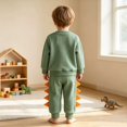 thumbnail image 5 of Xyant Baby Boy Clothes Fall Winter Outfits Long Sleeve Dinosaur Sweatshirts Tops+Pants Set 2 Piece,Size 6-12 Months, 5 of 9