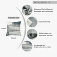 thumbnail image 6 of Black White Abstract Pillow Covers Set of 2 Gray Throw Pillow Cover Soft Elegant Decorative Modern Accent Couch Cushion Cover for Bed Living Room Chair Waterproof Outdoor Sofa Pillow Cases 16x16 Inch, 6 of 6