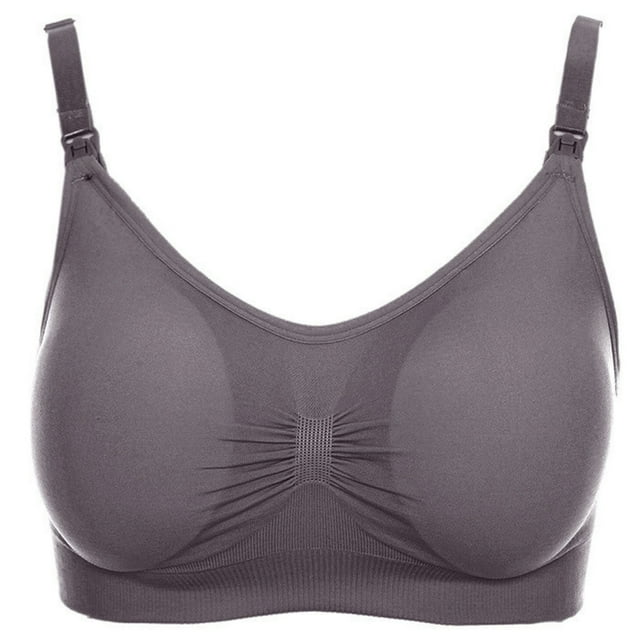 Pregnant Womens Plain Color Bra Maternity Nursing Bras Vest Tops
