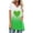 Green#02, variant on Soki Women's Raglan Short Sleeve V Neck Tops Printed Short Front Long Back