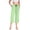 Green White Stripes, variant on Women's Cropped Pajama Pants Wide-leg Summer Sleep Pants with Pockets Loose Fit Comfy Pj Pants ,Lavender Stripes Print S
