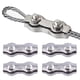 thumbnail image 1 of Bridas para Cables de Acero, Clips para Cuerda, Clips Dúplex, Bridas para Cables Dobles M3, Bridas para Cables de Acero Inoxidable M3 para Fijación de Toldos de Tendedero, 4 Piezas ER, 1 of 4