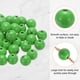 thumbnail image 4 of Uxcell 50 piezas de cuentas de madera verde profundo de 20 mm, cuentas redondas sueltas con agujero grande de 4.5 mm para joyería, collares y pulseras., 4 of 7