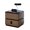 Brown_Large, variant on Solid Wood Nightstand with Lock - Elegant Ebony Bedside Table