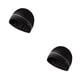 thumbnail image 4 of Sonducket Gorras holgadas Tela de malla a prueba de frío Casual Colores surtidos Gorro de moda Tejido Material premium Gorro de lana Negro Negro 2piezas Sonducket CBP307442, 4 of 6