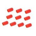 thumbnail image 2 of Paquete de 10 fundas para tacos de billar, protectores de tacos de billar y tapas de goma para tacos. 10 mm rojo, 2 of 9