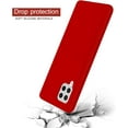 thumbnail image 6 of Galaxy A42 5G Case,Liquid Silicone Dual Layer Hybrid Hard PC& Soft Silicone, Gel Rubber Bumper Slim Fit Shockproof Protective Phone Case, Phone Cover for Samsung Galaxy A42 5G 6.6" 2021 (Red), 6 of 11