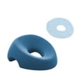 thumbnail image 3 of Almohada de ,Almohada de boca abajo de espuma viscoelástica cómoda,Almohada para dormir con funda extraíble y ergonómica para oficina,Almohadilla de apoyo para salón de Azul, 3 of 8