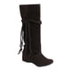 thumbnail image 3 of Ferndule Boos para mujer Botas altas de gamuza sintética Botas altas hasta la rodilla Botas anchas de pantorrilla, 3 of 8