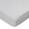 SheetWorld Fitted 100% Cotton Percale Play Yard Sheet Fits BabyBjorn Travel Crib Light 24 x 42, Pindots Grey Woven