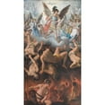 thumbnail image 2 of Eugenio Cajés 12x18 Gold Ornate Wood Frame and Double Matted Museum Art Print Titled - The Fall of the Rebel Angels (1605), 2 of 4