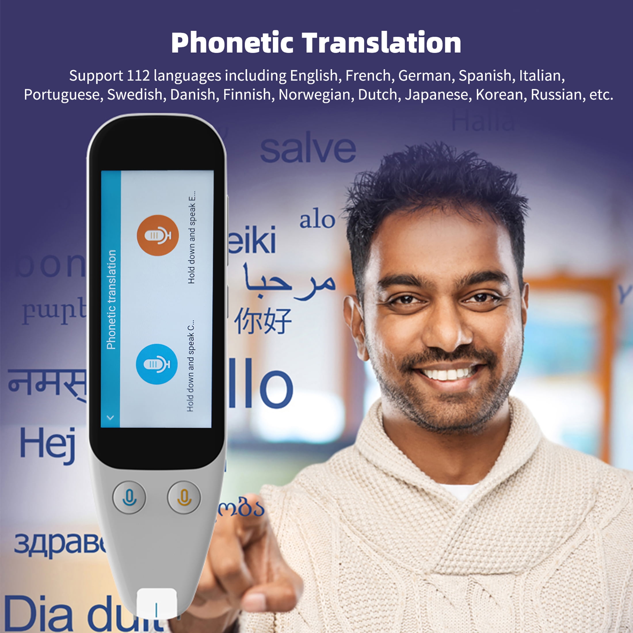 Buy Walmeck Portable Scan Translation Pen Exam Reader Voice Language