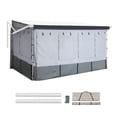 thumbnail image 1 of KFFKFF RV Awning Sun Shade Room - Compatible with 16 -17 ft Awnings, RV Awning Sun Shading Room with Door & Ventilated Mesh Windows, 1 of 9