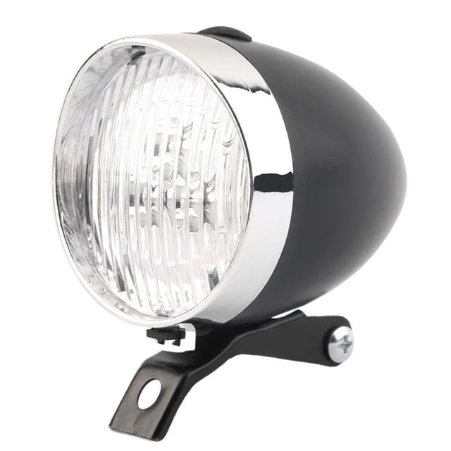 Faro de bicicleta Luz de bicicleta Faro de bicicleta brillante Fácil de instalar Luz delantera de manillar impermeable Lámpara delantera de bicicleta Negro