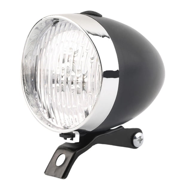 Faro de bicicleta Luz de bicicleta Faro de bicicleta brillante Fácil de instalar Luz delantera de manillar impermeable Lámpara delantera de bicicleta Negro
