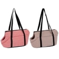 thumbnail image 5 of Bolsas de transporte para mascotas, portátiles, transpirables, para mascotas pequeñas, gatos, perros, bolsas de viaje al aire libre, bolso para mascotas con cierre de seguridad y cremallera, 5 of 5