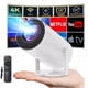 thumbnail image 1 of Mini Proyector Hy300 Pro Gearelec Profesional 1080P 4k Wifi 12000LM Color Blanco Portátil Smart Tv, 1 of 5