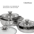 thumbnail image 3 of Bateria De Cocina 7 Pzas Acero Inoxidable Tricapa, 3 of 5