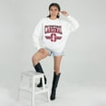thumbnail image 3 of Women's Gameday Couture White Stanford Cardinal Oversized Premium Fleece Sweatshirt, 3 of 5