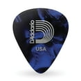 thumbnail image 6 of D'Addario Green Pearl Celluloid Guitar Picks, 100 pack, Light, 6 of 16