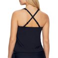 thumbnail image 2 of Coco Reef Womens Classic Solids Grace Bandini Top Style-U95120 Swimsuit, 2 of 3