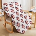 thumbnail image 4 of Monkey Throw Blanket Cute Little Gorilla Animal Print Blankets Gifts Couch Sofa Bed Stuff Decor Soft Cozy Lightweight Fleece Plush Flannel Bedding for Lover Women Men Girls Boys Adults Kids 40"x50", 4 of 6